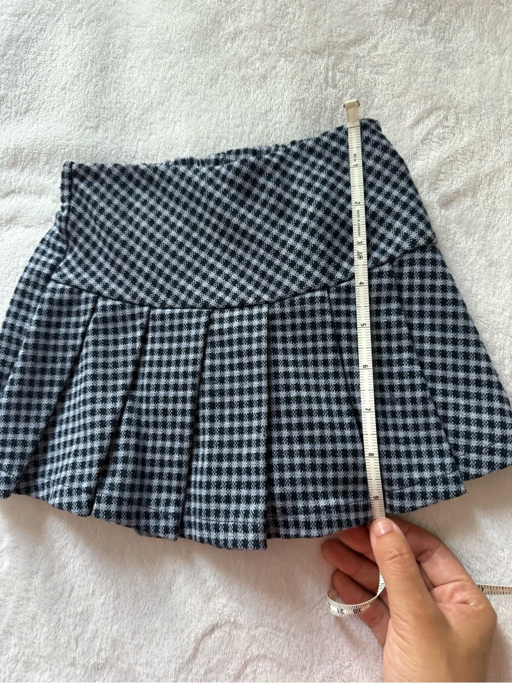 Zara girl Plaid Pleated Mini Skort 5T
